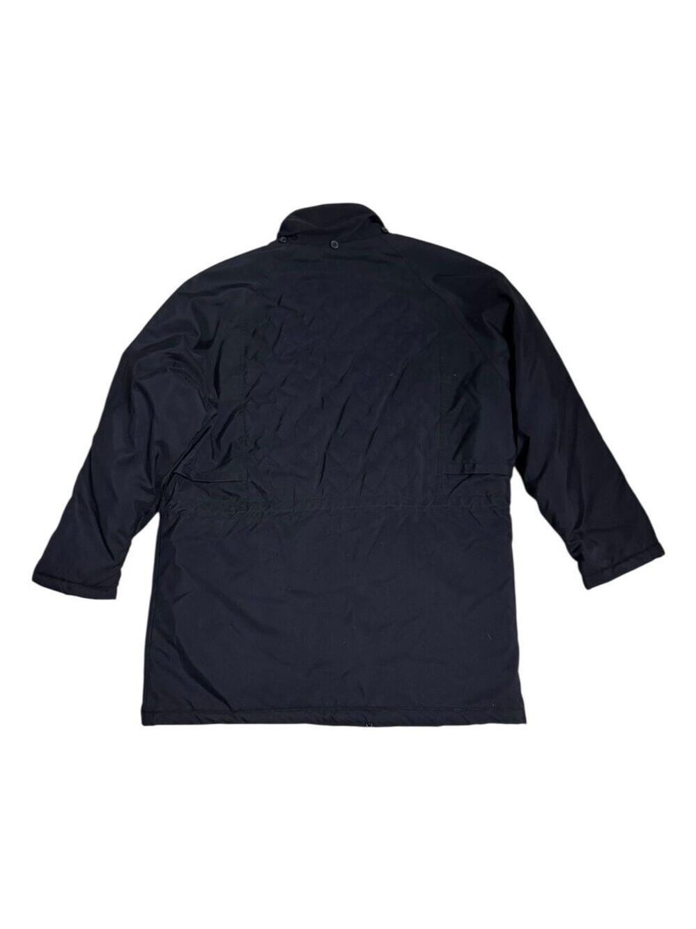 ALBERT NIPON Vintage 90s Luxury Designer Black Quilted Winter Coat Womens Large - Picture 4 of 6